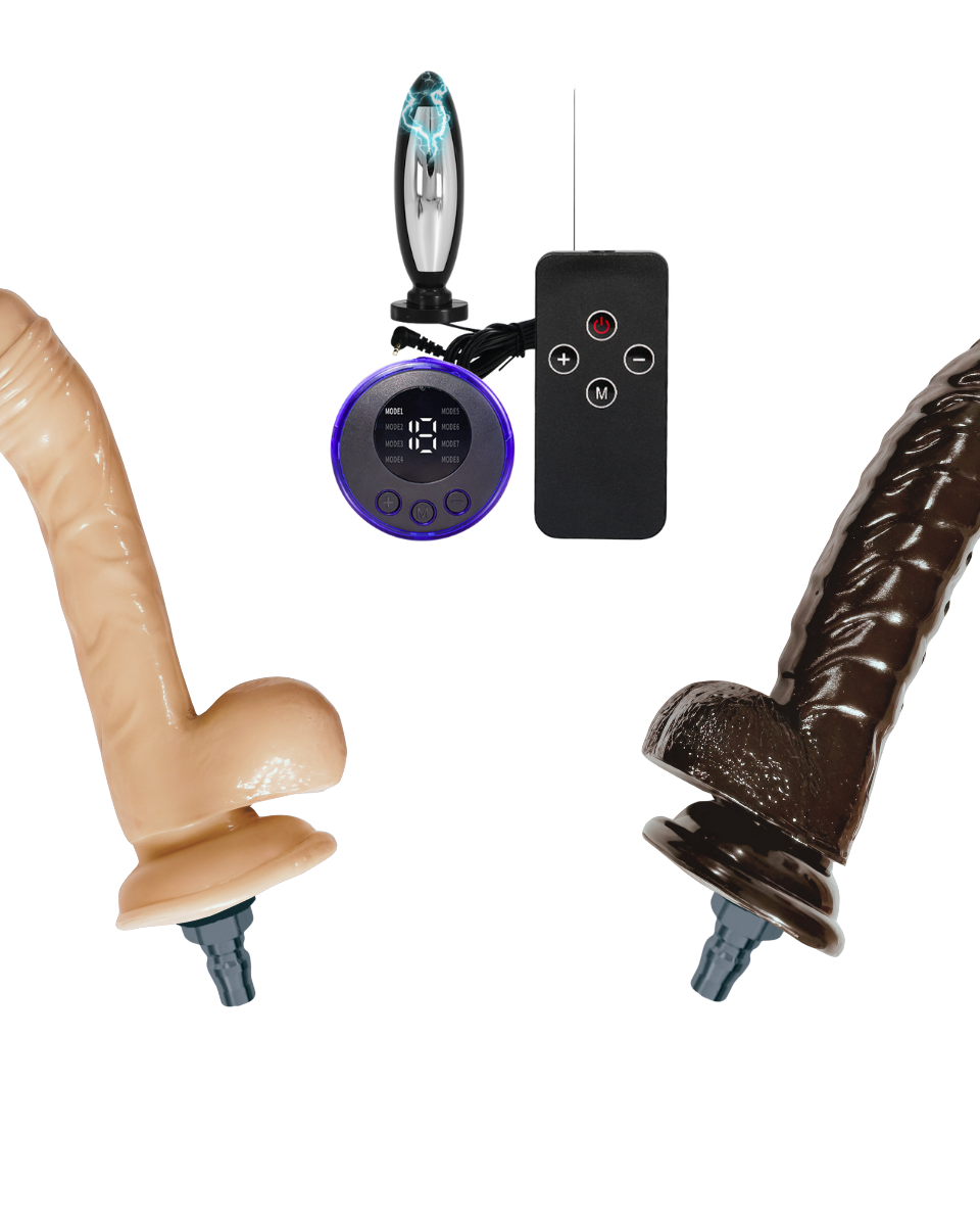 Anal Remote Shock Plug Bundle Set Bondivibes connector_quicklock intensity_gentle price_band_entry sensation_anal size_small type_attachment
