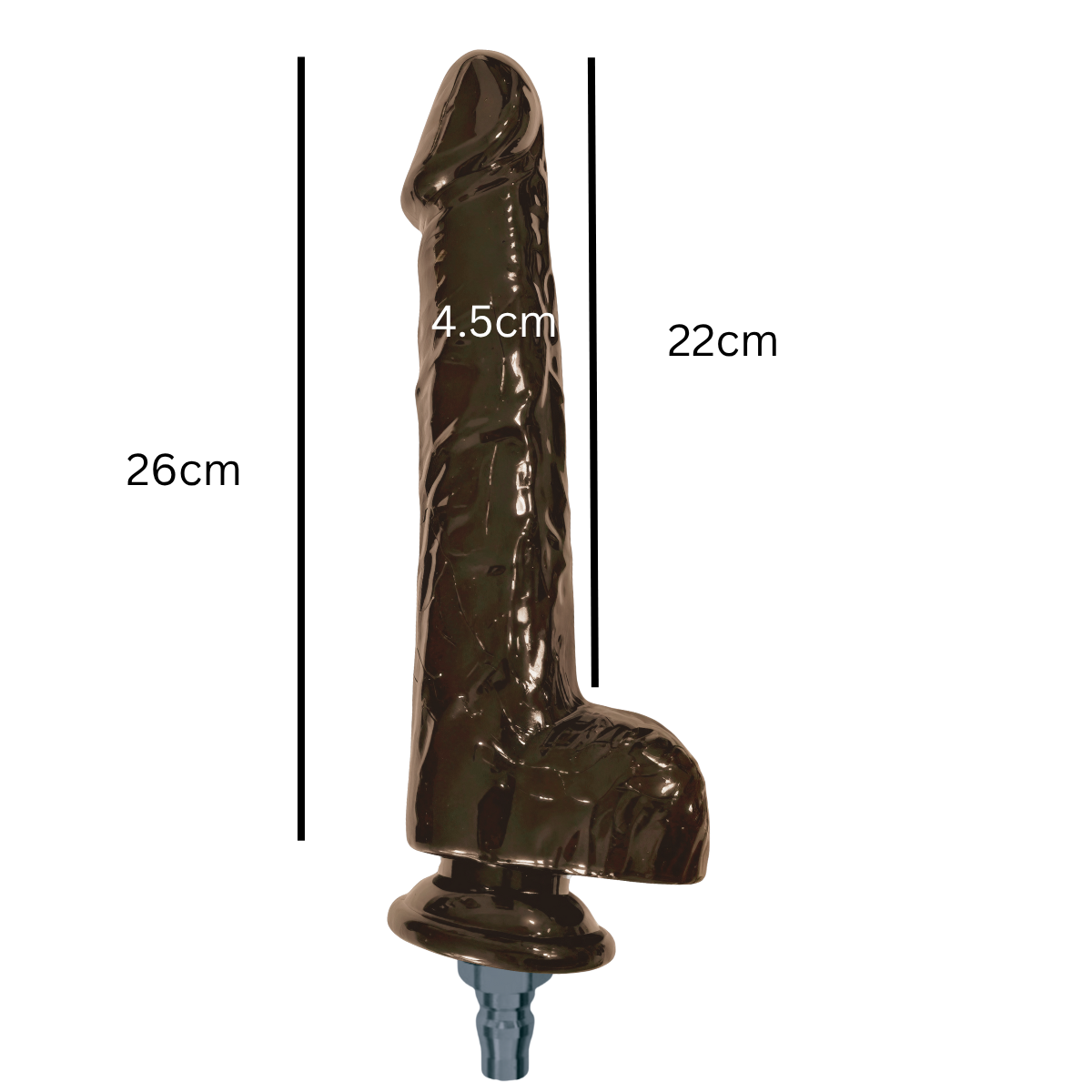QUICKLOCK 10" BBC Dildo Attachment