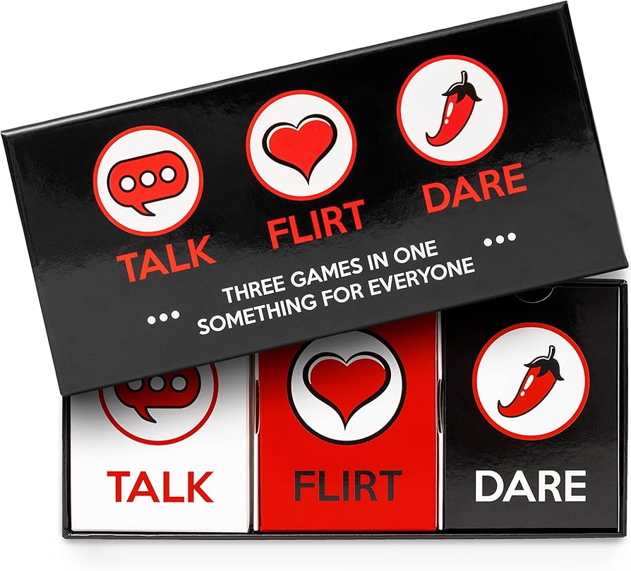 Talk Flirt Dare Card Game