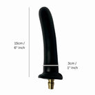 6" Rapidlock Silicone Anal Dildo Attachment bondivibes