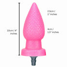 Rapidlock 4" Sex Machine Anal Butt Plugs bondivibes