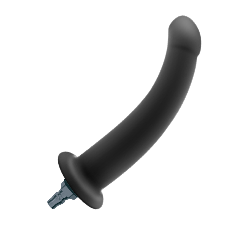 4" QUICKLOCK  Silicone Anal Dildo