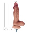 7" Life-like Silicone Dildo Attachment