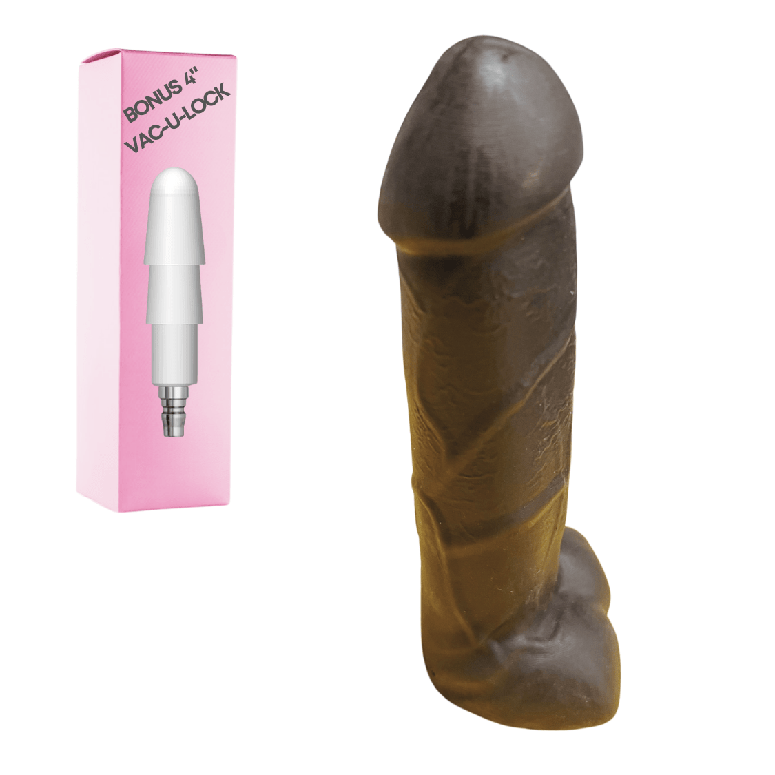 7" Vac-U-Lock Black Cock Dildo bondivibes connector_vaculock intensity_gentle price_band_premium sensation_penetrative size_medium type_attachment