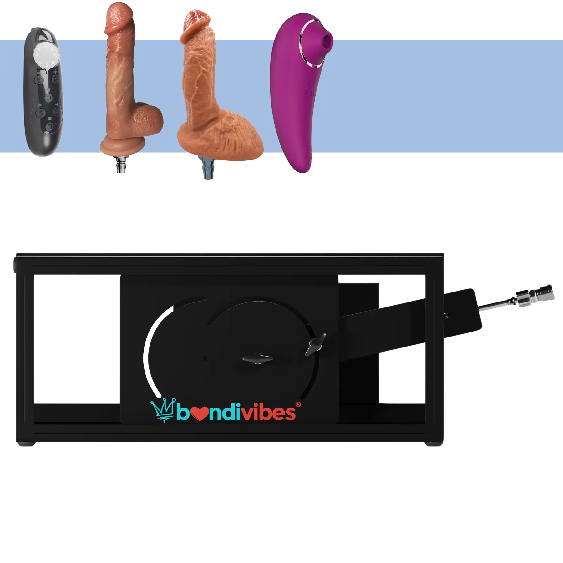 Annihilator Sex Machine Dildo Pack bondivibes