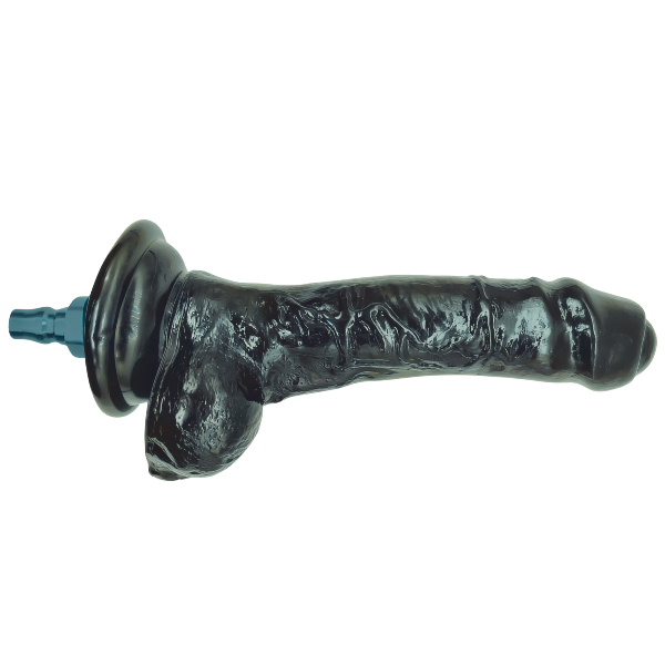 8" Black Foreskin Dildo Attachment