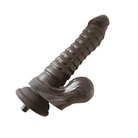 8" Black Silicone Dragon Dildo