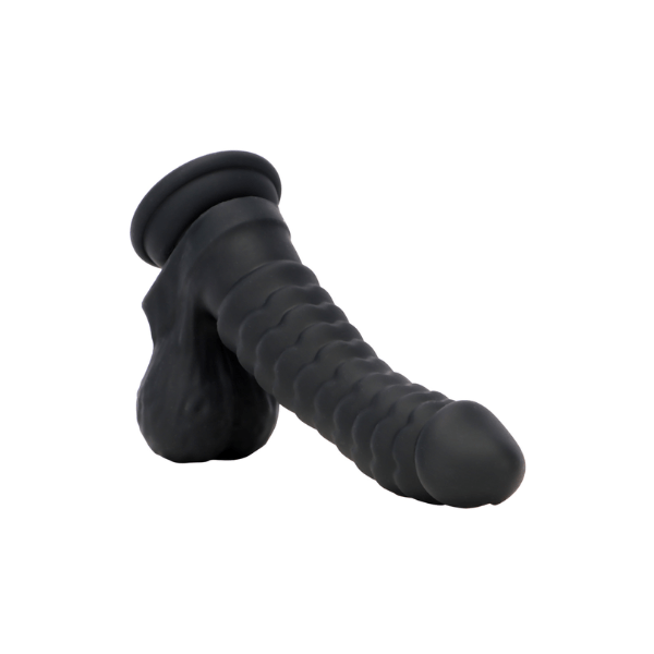 8" Black Silicone Dragon Dildo