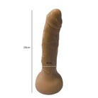 8" Vac-u-lock White Wonder Dildo