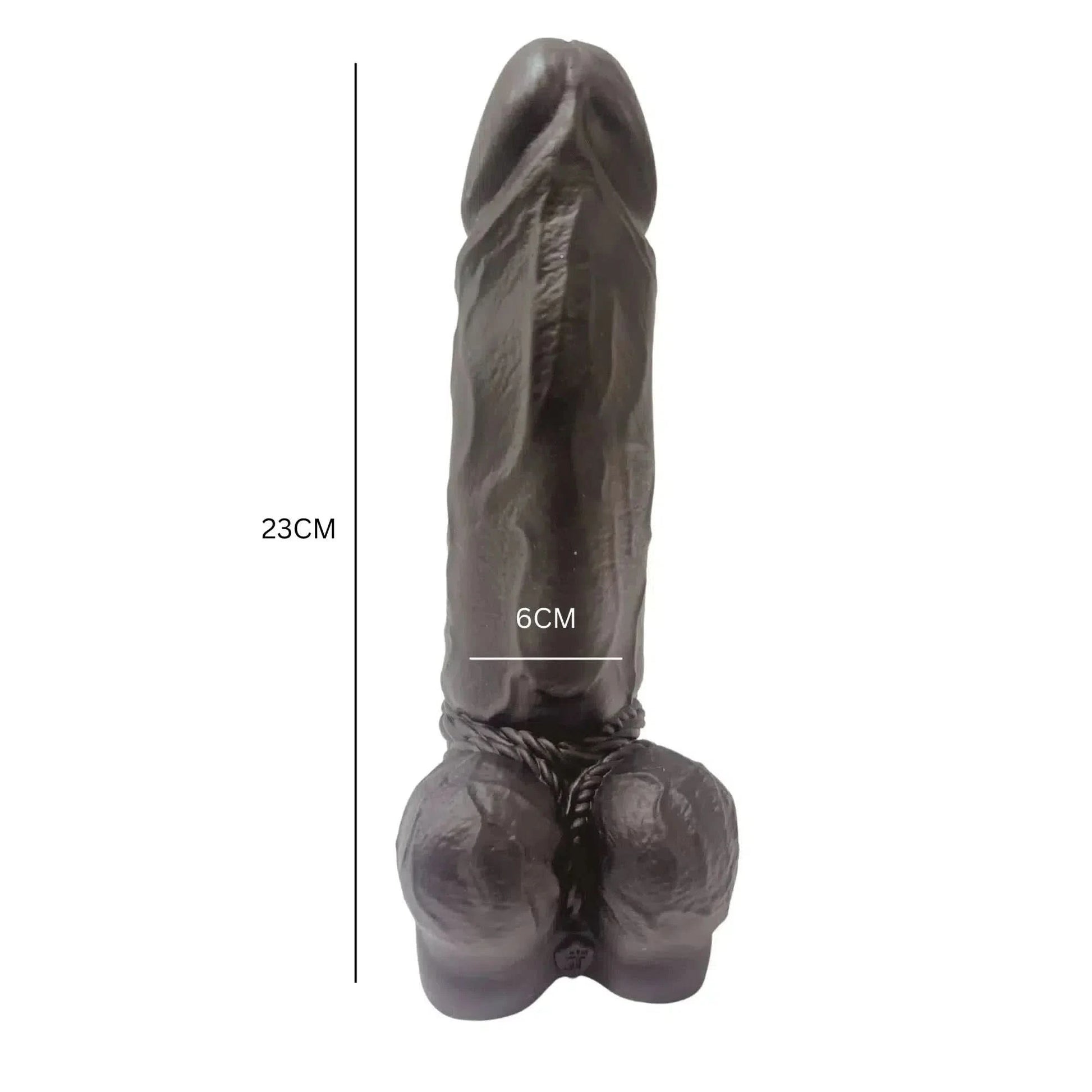 9" Vac-u-lock Black Beast Dildo