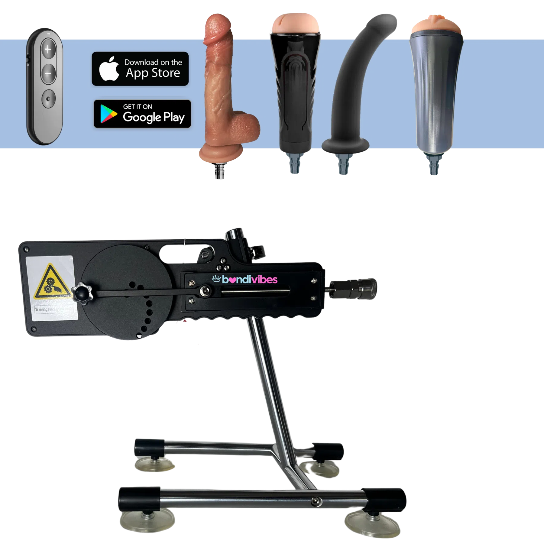 Bondi ForceFlex Couples Sex Machine Pack