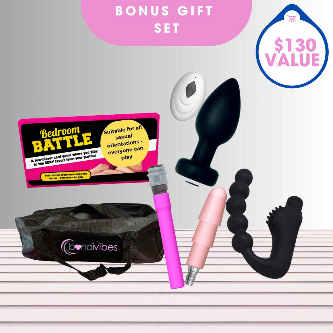 Cordless Anal Couples Sex Machine Set