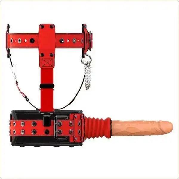 Cordless Strap-On Dildo Sex Machine