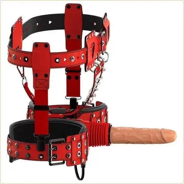 Cordless Strap-On Dildo Sex Machine