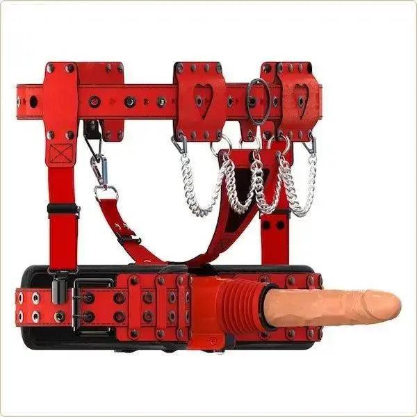 Cordless Strap-On Dildo Sex Machine