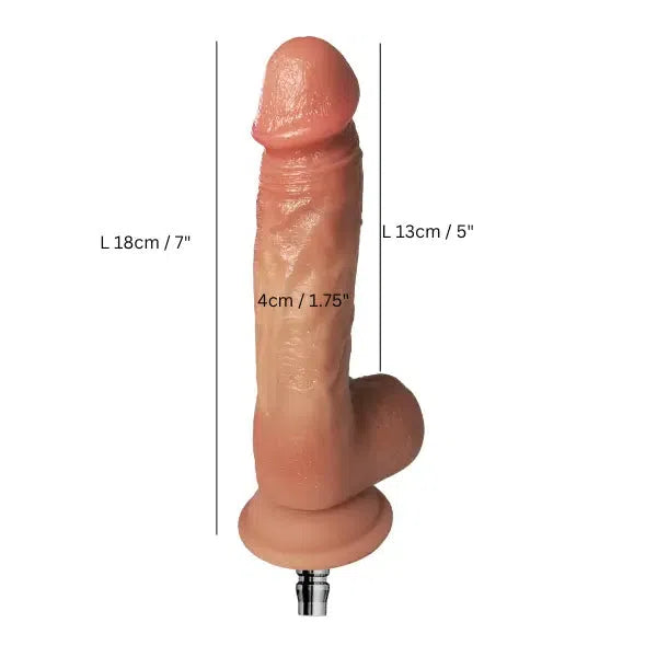 Fucking Machine 7" Realistic Dildo