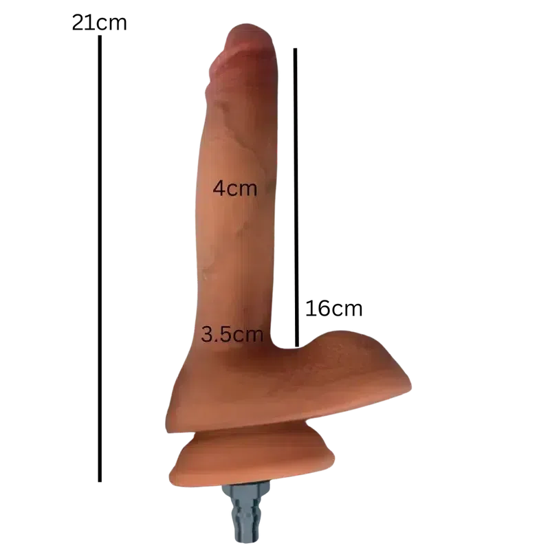 Hyper-Realistic Silicone Dildo Attachment