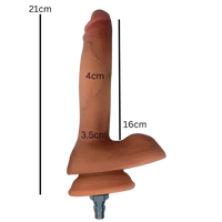 Hyper-Realistic Silicone Dildo Attachment