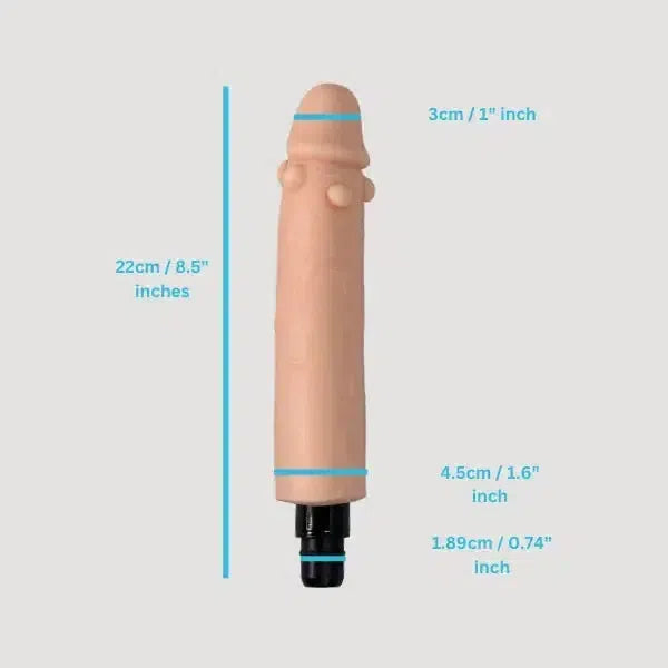 Massage Dildo Attachment 18.9mm