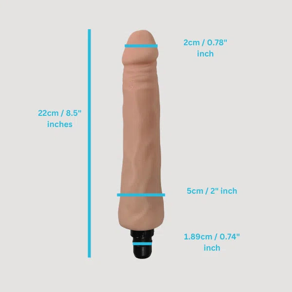 Massage Gun Flesh Dildo Attachment 18.9mm