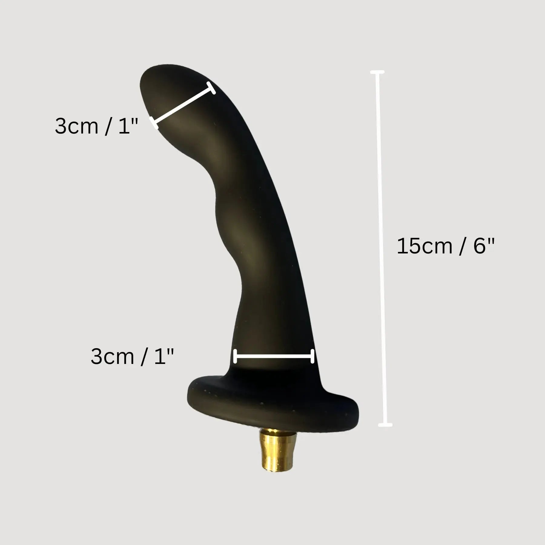 P-Spot Prostate G-Spot Silicone Dildo