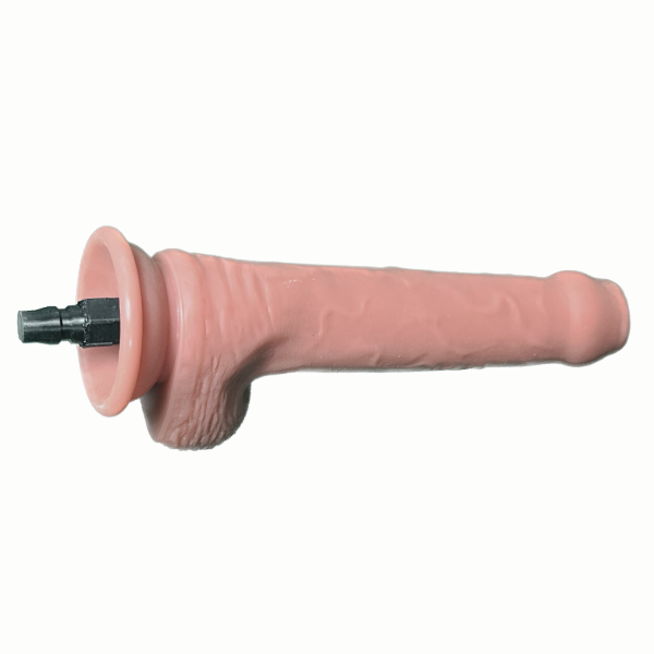 QUICKLOCK 8" Foreskin Dildo