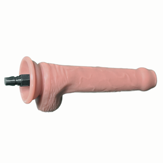QUICKLOCK 8" Foreskin Dildo