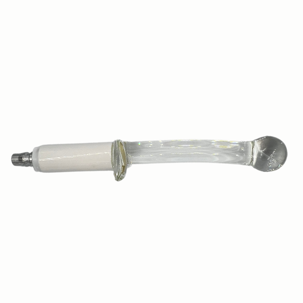 Quicklock Glass Sex Machine Dildo bondivibes connector_quicklock intensity_flexible price_band_mid sensation_anal size_medium type_attachment