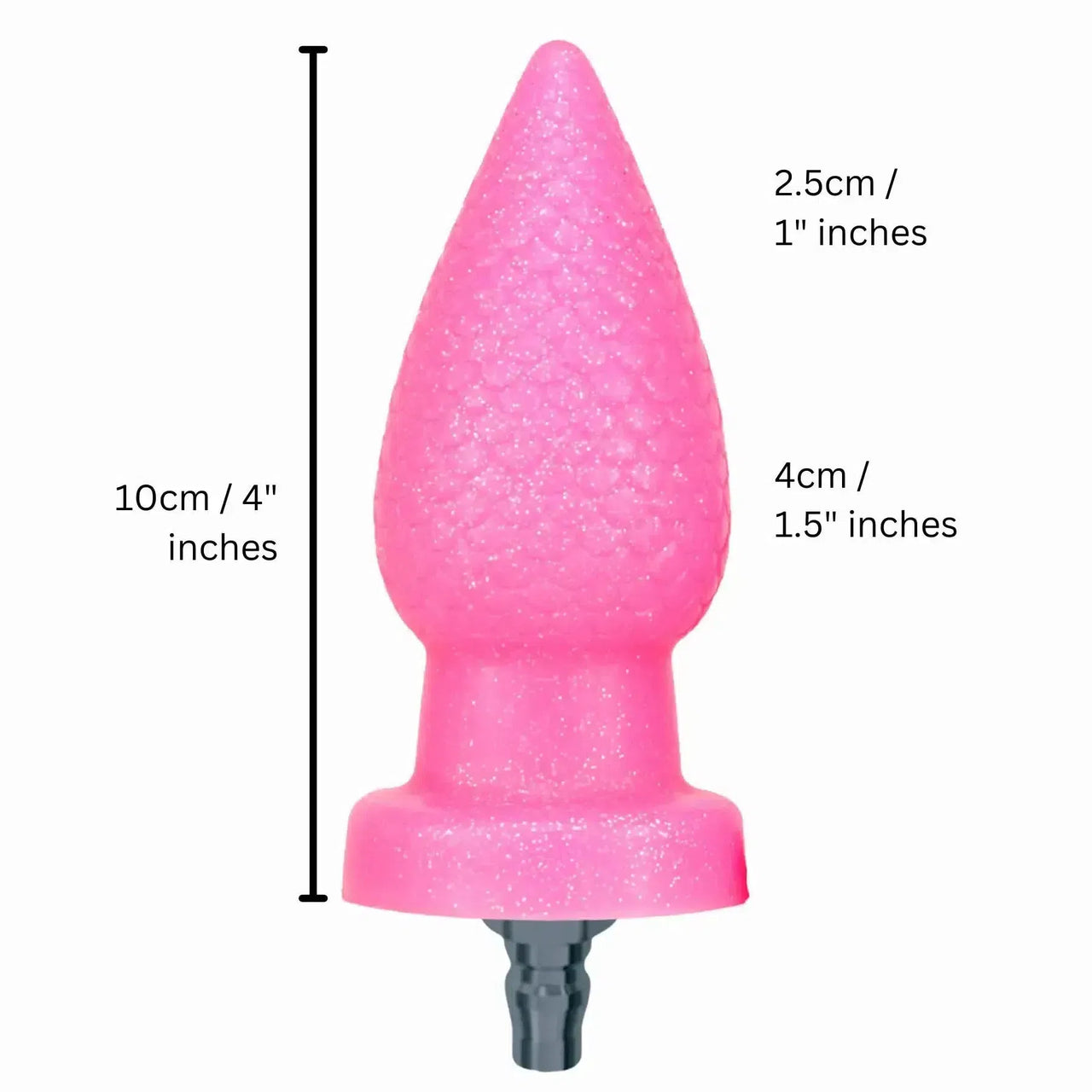 Rapidlock 4" Sex Machine Anal Butt Plugs