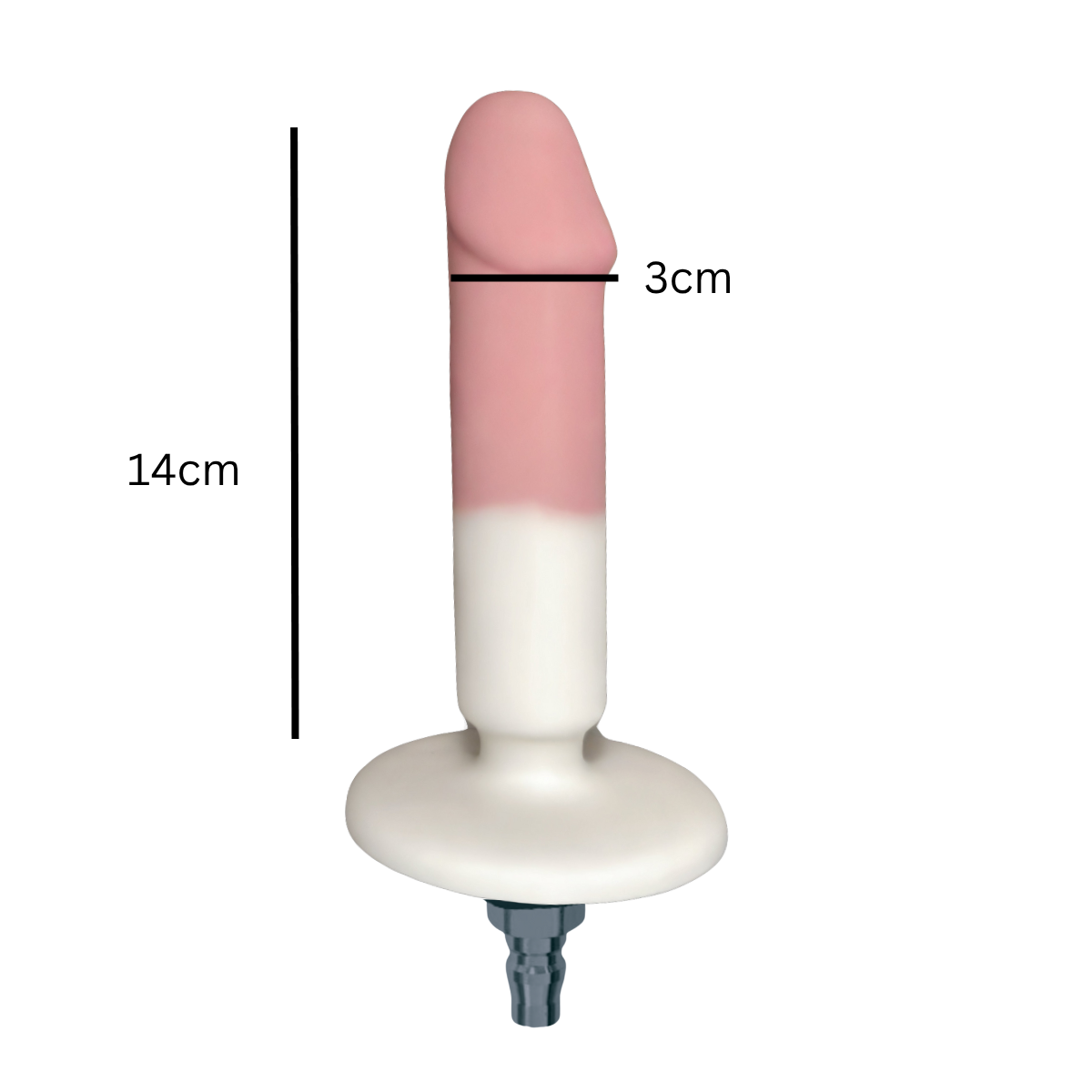 Silicone 5.5" Anal Dildo bondivibes connector_quicklock intensity_gentle price_band_mid sensation_anal size_small type_attachment