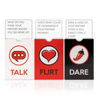 Talk Flirt Dare Card Game