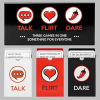 Talk Flirt Dare Card Game