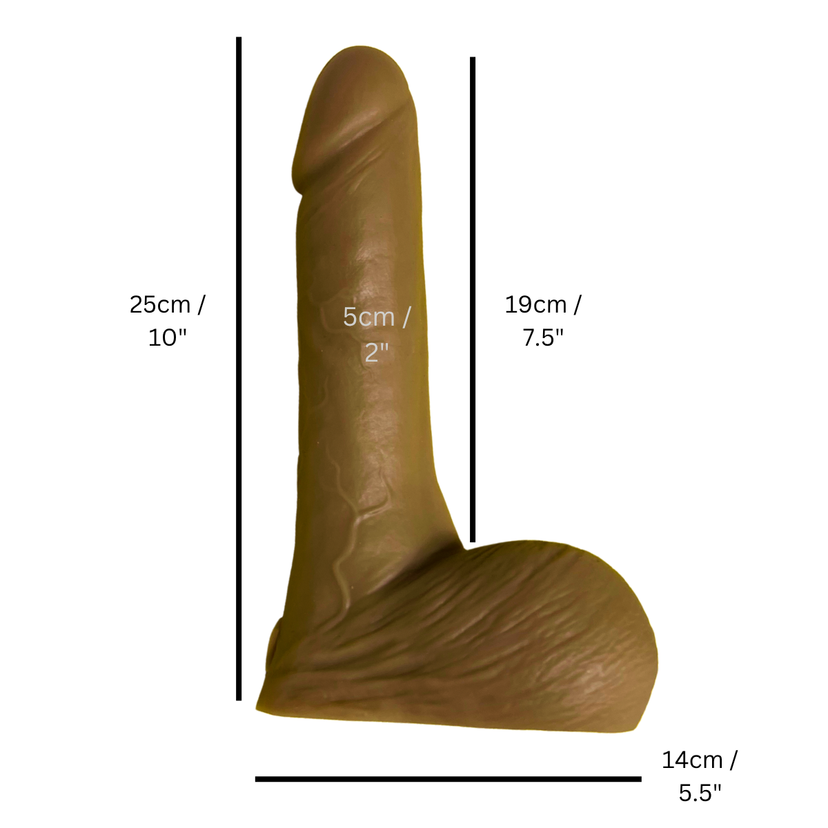 VAC-U-LOCK 10" SHADY Dildo Machine Attachment