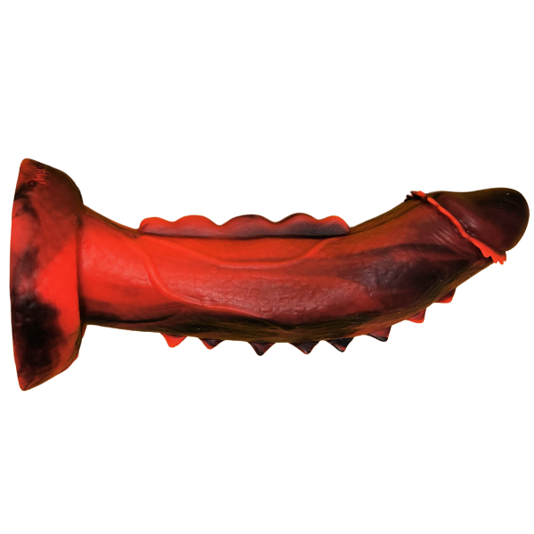 VAC-U-LOCK 9" Spiked Silicone Dragon Dildo bondivibes connector_quicklock intensity_stretched price_band_premium sensation_mixed size_large type_attachment