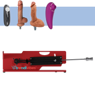 VORA 2 Sex Machine Red Dildo Pack