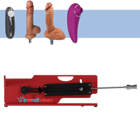 VORA 2 Sex Machine Red Dildo Pack