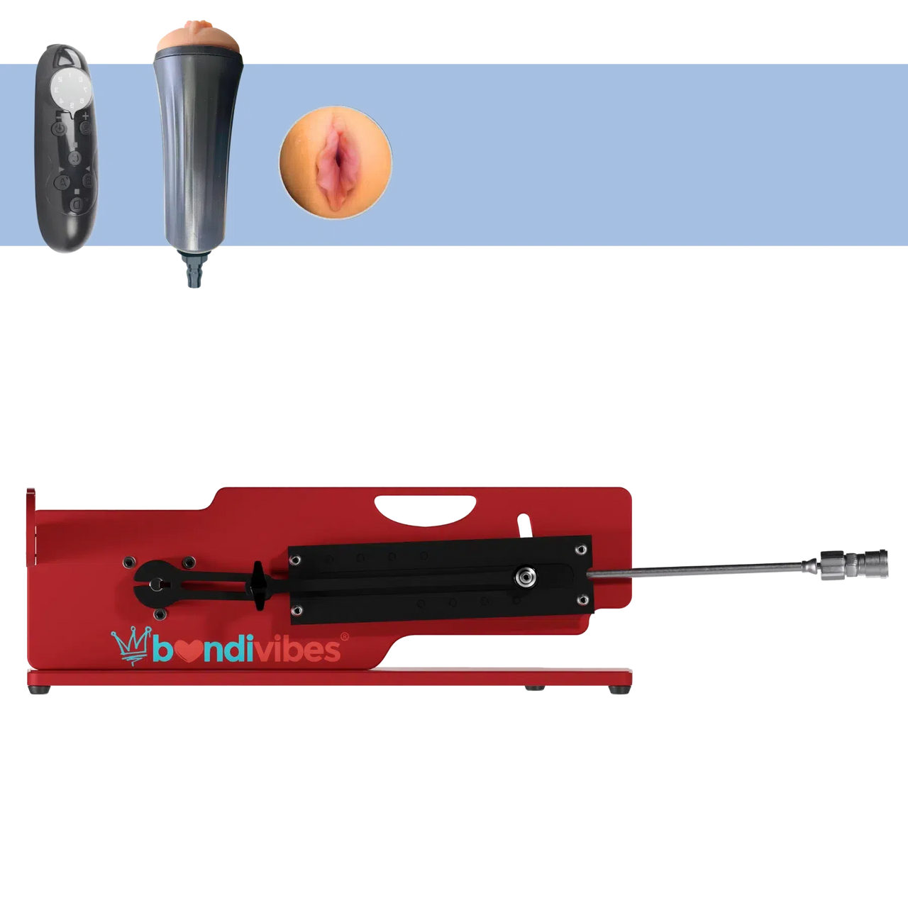 VORA 2 Vagina Masturbation Machine Red