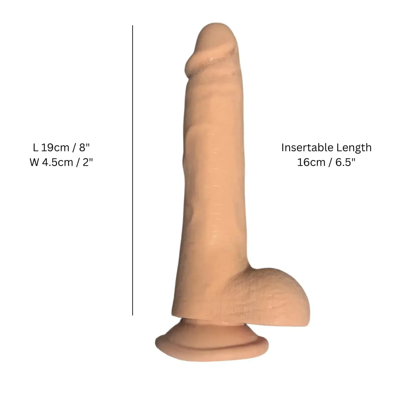 Vac-u-lock 8" Dildo Attachment